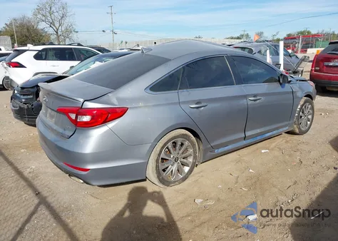2017 Hyundai Sonata Sport from USA, damaged, VIN 5NPE34AF0HH494835